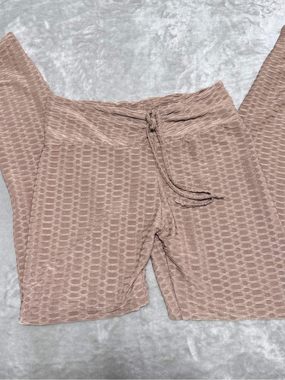 Bella Movement Textured Lounge Pants beige Nude L/XL